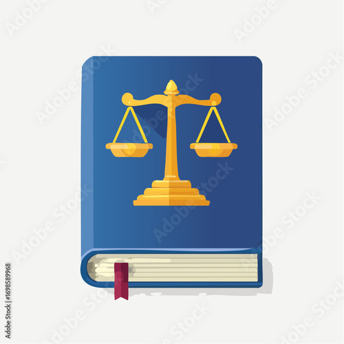 Conceptual illustration of legal education showcasing justice within laws and knowledge,