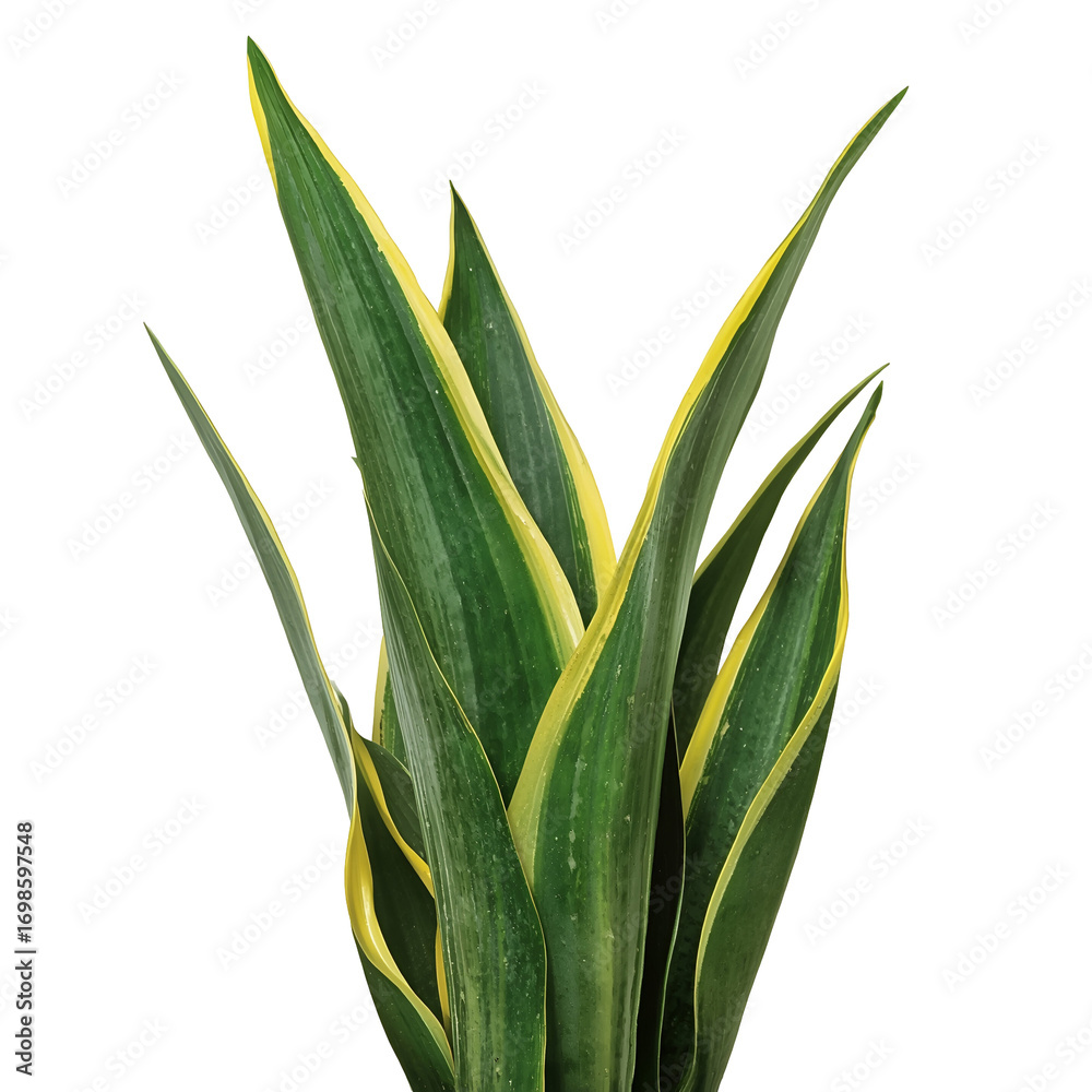 Obraz premium aloe vera plant isolated