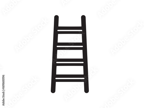 Modern ladder icon detailed attractive minimal vector artwork