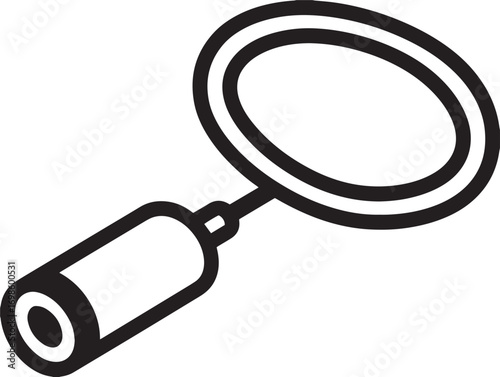 Professional leak detection tool icon sleek stylish vector design