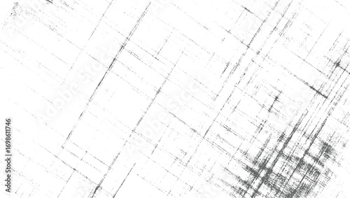 Grunge distressed scratches Black Grunge Noise Texture Vector, Vertical Scratch Lines with Soft Gradient, Vintage Overlay and Glitch Art, Transparent Background