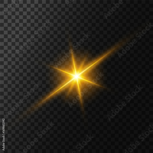 Lens Flare, light glow effect. sun or realistic shining star with backlight effect.
bokeh glitter and sparkles or sparkles on transparent background.
