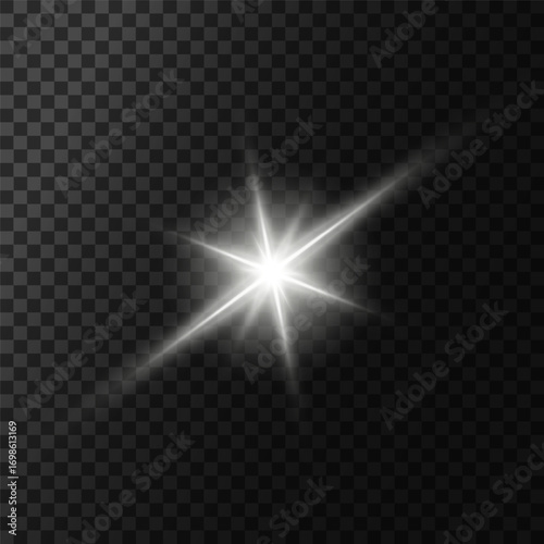 Lens Flare, light glow effect. sun or realistic shining star with backlight effect.
bokeh glitter and sparkles or sparkles on transparent background.
