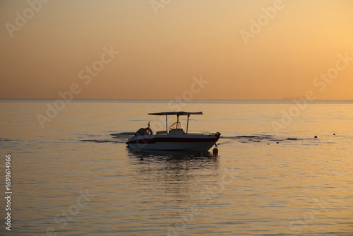 The Sun rise on the red sea