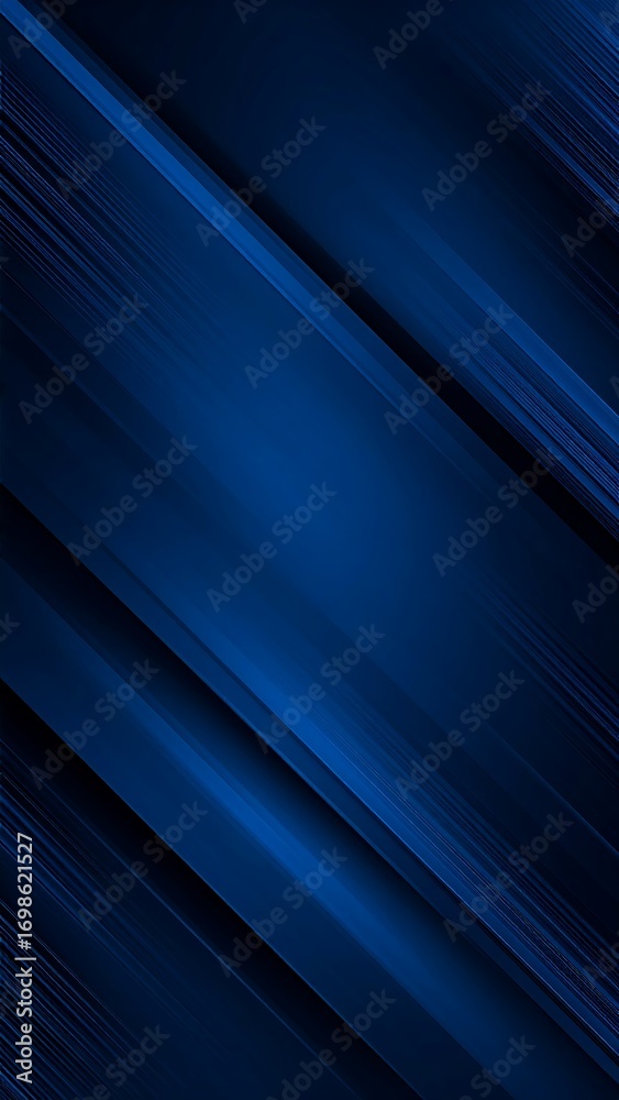 Obraz premium Abstract diagonal lines in deep blue