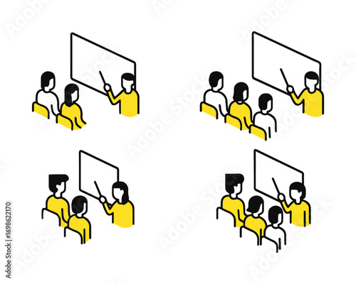 Presentation, class, briefing session, seminar, training, meeting