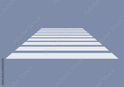 pedestrian road flat vector background