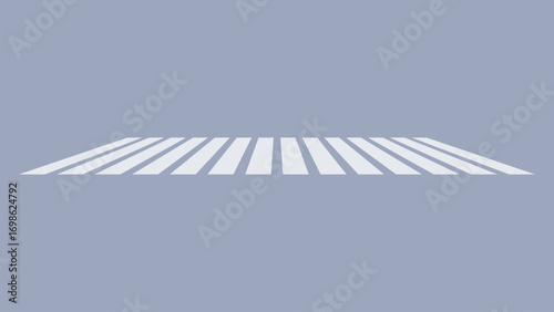 pedestrian road flat vector background side view