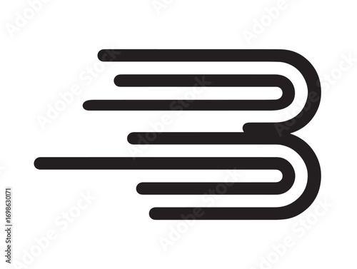Durable Relay Switch Icon in Clear Simple Elegant Minimal Vector Illustration