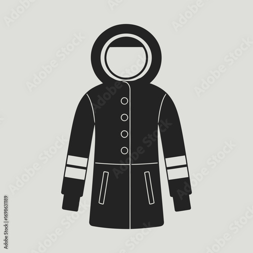 Winter clothing pink puffer jacket with fur trimmed hood and pockets