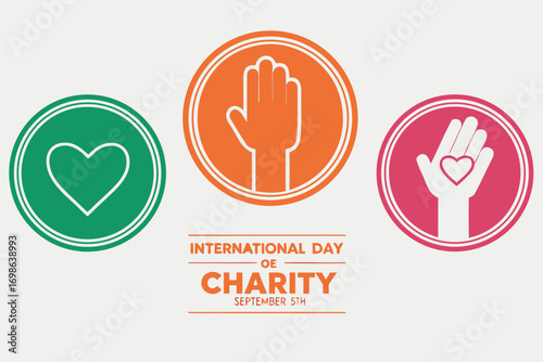 Acts of kindness and solidarity for International Day of Charity commemoration.