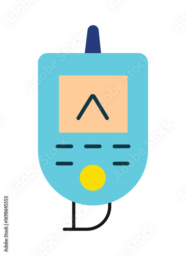 Blood Glucose Meter Icon for Diabetes Management