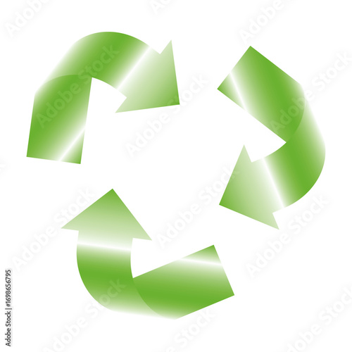 recycle arrow symbol icon vector