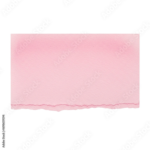Pink Texture Backdrop Ripped Paper Edge Aesthetic Wall Decoration Abstract Grunge Scrapbook on transparent background