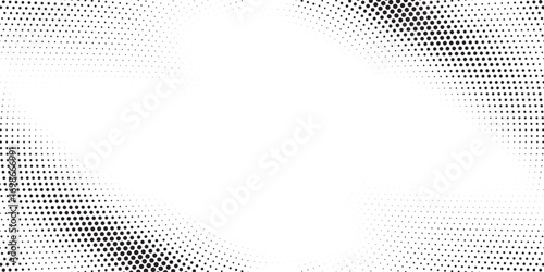 Halftone background vector, abstract backdrop design with two tone pattern and copy space for edit your content