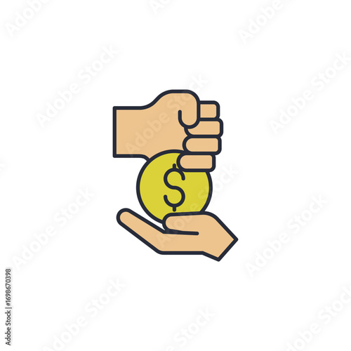 corrupt icon. corrupt Symbol sign for mobile concept and web design. Vector icon, Logo illustration, Vector graphics