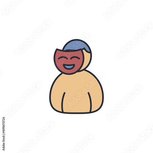 dishonesty icon. dishonesty Symbol sign for mobile concept and web design. Vector icon, Logo illustration, Vector graphics
