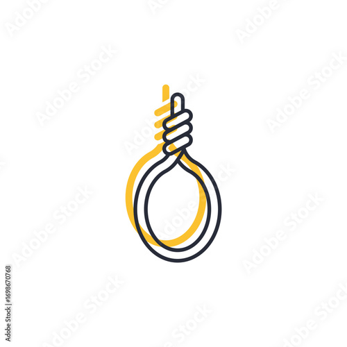 death penalty icon. death penalty Symbol sign for mobile concept and web design. Vector icon, Logo illustration, Vector graphics