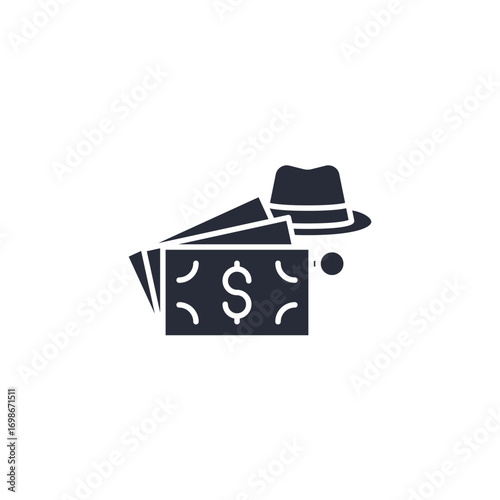 fraud icon. fraud Symbol sign for mobile concept and web design. Vector icon, Logo illustration, Vector graphics
