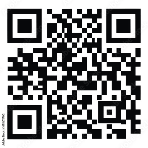 Vector art of qr code pattern