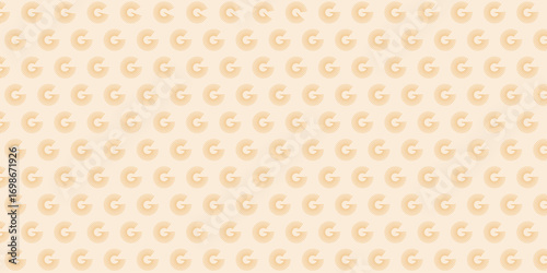 Geometric Letter G Seamless Pattern