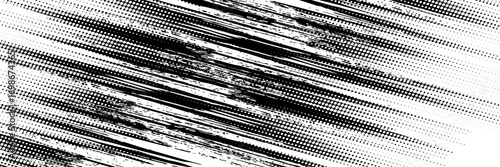 Dots halftone white and dark blue vector line color pattern gradient grunge texture background. grunge brush strokes ink paint isolated on white background. modern