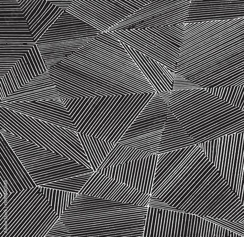 Black and white geometric pattern. Tileable texture background.
