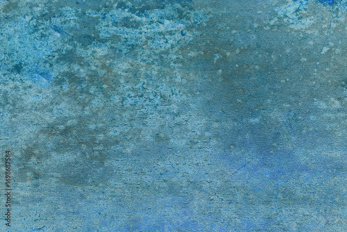 Old blue paint metal texture abstract steel pattern grunge background worn backdrop detail