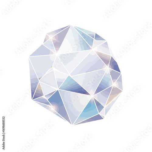 diamond on white background