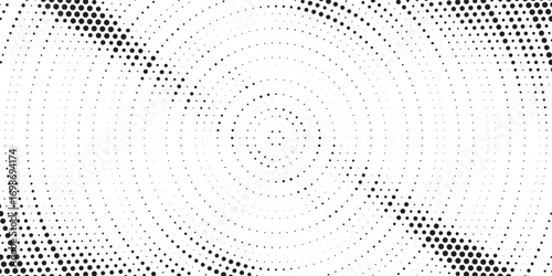 Halftone background vector, abstract backdrop design with two tone pattern and copy space for edit your content