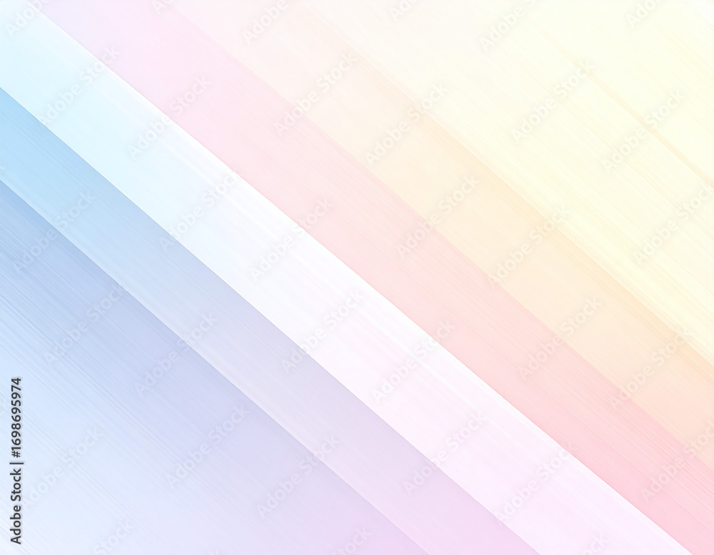 Fototapeta premium Minimal diagonal thin lines, soft pastel background