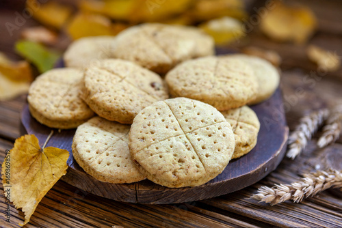 Fotografie Old English traditional Soul Cakes All Hallows Eve