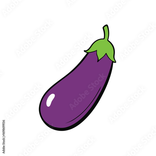 Eggplant Brinjal Vector