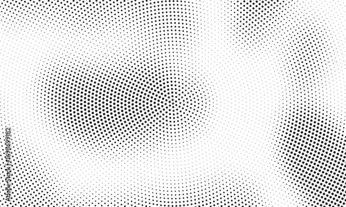 Halftone background vector, abstract backdrop design with two tone pattern and copy space for edit your content