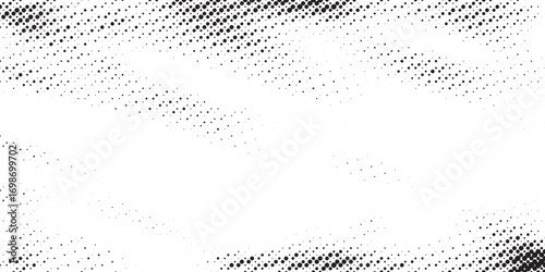 Halftone background vector, abstract backdrop design with two tone pattern and copy space for edit your content