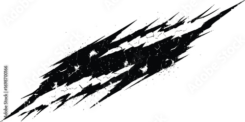 Stylized Image of a Wind Turbine Farm Against a White Background Illustration