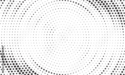 Halftone background vector, abstract backdrop design with two tone pattern and copy space for edit your content
