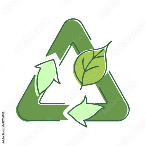green recycle symbol