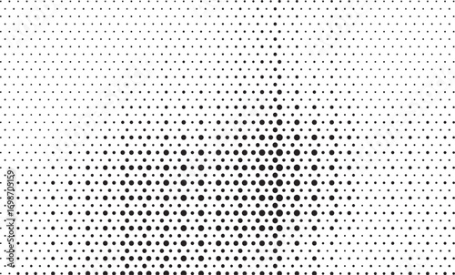 Halftone background vector, abstract backdrop design with two tone pattern and copy space for edit your content