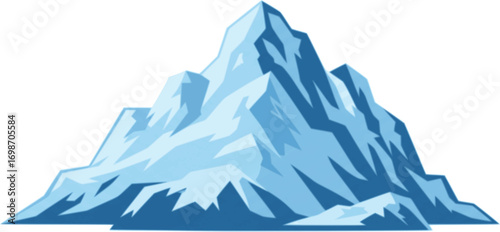 vector arctic iceberg mountain
