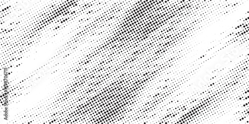 Halftone background vector, abstract backdrop design with two tone pattern and copy space for edit your content