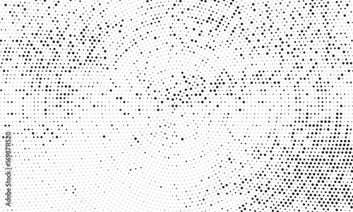 Halftone background vector, abstract backdrop design with two tone pattern and copy space for edit your content