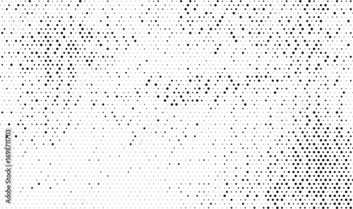 Halftone background vector, abstract backdrop design with two tone pattern and copy space for edit your content