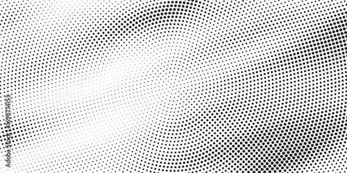 Halftone background vector, abstract backdrop design with two tone pattern and copy space for edit your content