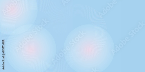 Abstract  blue background circle lines on light. Geometric stripe line art design for poster cover header, web banner, presentation.