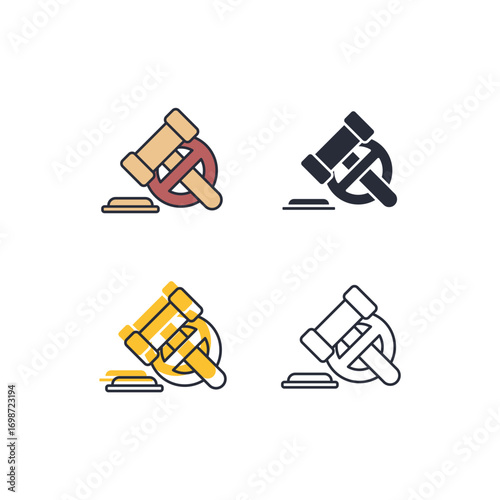illegal icon. illegal Symbol sign for mobile concept and web design. Vector icon, Logo illustration, Vector graphics