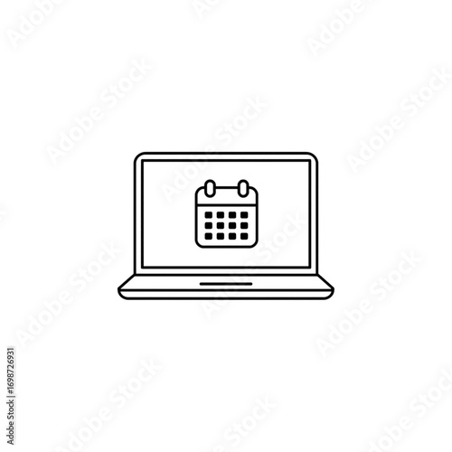laptop, microphone, podcast, audio, sound, voice, music, radio, streaming, online, digital, recording, voiceover, media, symbol, studio, broadcast, entertainment, design, outline, minimal, technology,