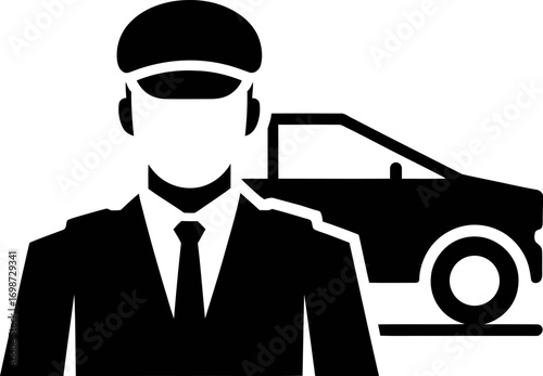  Chauffeur and Car Ico