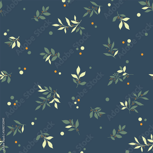 Classic Popular Flower Seamless pattern background - For easy making seamless pattern use it for filling any contours