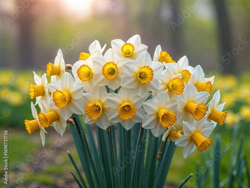 Stunning Bouquet of Daffodils in Springtime
